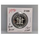 1976 .925 Silv Belize $1 Dollar