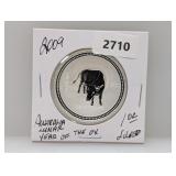 2009 1oz .999 Silv Lunar Yr of the Ox