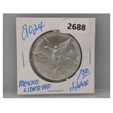 2024 1oz .999 Silv Mexico Libertad