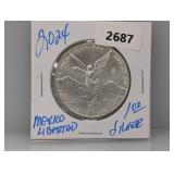 2024 1oz .999 Silv Mexico Libertad