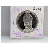 1oz .999 Silv Intaglio Mint Round