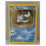 1999 Pokemon Jungle Vaporeon Holo #12 Scratches