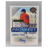 2024 Panini Prospect Jonah Tong Auto
