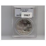 PCGS 1994-W MS69 Vietnam $1 Dollar