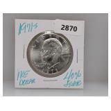 1971-S 40% Silv Ike $1 Dollar