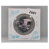 2014 1oz .999 Silv Canada Bald Eagle