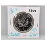 2013 1oz .999 Silv Canada Maple Leaf