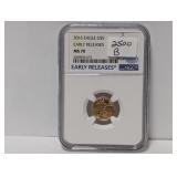 NGC 2016 MS70 Gold Eagle $5