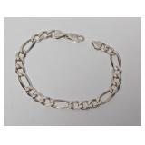 8" .925 Sterl Figaro Chain Bracelet