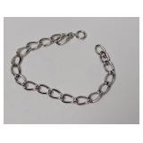 8" .925 Sterl Oval Chain Link Bracelet