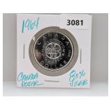 1964 80% Silv Canada $1 Dollar