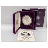 1989-S 1oz .999 Silv PF Eagle $1 Dollar