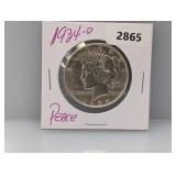 1934-D 90% Silv Peace $1 Dollar