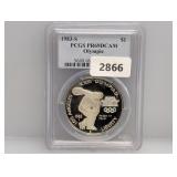 PCGS 1983-S PR69DCAM Olympic $1