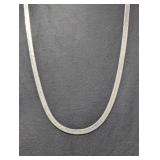 30" .925 Sterl Herringbone Chain Necklace