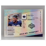 2018 Prestige Saquon Barkley Rookie Passport