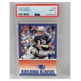2002 Fleer Tom Brady 256 PSA 8