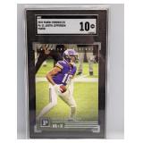 2020 Panini Chronicles Justin Jefferson SGC-10 RC