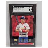 2001 UD Evolution Albert Pujols RC /2250 92 SGC 9