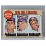1968 Topps YASTRZEMSKI/KILLEBREW/ROBINSON Surface