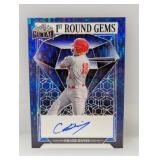2023 Leaf Metal 1st Round Gems Chase Davis Auto/5
