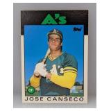 1986 Topps Traded Jose Canseco 20T RC