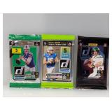 Donruss Football (3) Unopened Packs 2022-23 & 2024