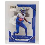2021 Playoff Clear Tutu Atwell Rookie #18