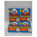 (4) 1990 Fleer BaseballPacks