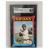 1975 George Hendrick Topps #109 SGC 6