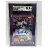 2023 Bleday Topps Ch Purple Ref Auto RC/250 SGC9.5