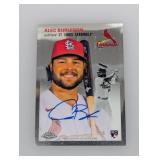 2023 Topps Chrome Platinum Auto RC Alec Burelson