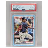2020 Bowman Ronald Acuna Jr Sky Blue /499 PSA 10