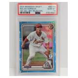 2020 Gorman Bowman Draft 1st Ed Blue Foil PSA 10