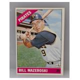 1966 Topps Baseball Bill Mazeroski HOF 210