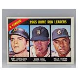 1966 Topps 1965 AL HR LDRS CONIGLIARO/CASH/HORTON