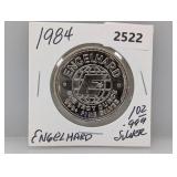 1984 1oz .999 Silver Engelhard Round