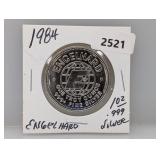 1984 1oz .999 Silver Engelhard Round