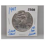 1997 1oz .999 Silver Eagle $1 Dollar