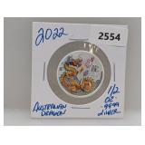 2022 1/2oz .999 Silv Australian Dragon