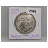 1889 90% Silver Morgan $1 Dollar