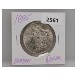 1885 90% Silver Morgan $1 Dollar