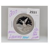 2017 1/2oz .999 Silv PF Mexico Libertad