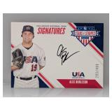 2020 USA Alec Burleson Autograph SP 293/499