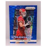 2013 Panini Prizm Travis Kelce RC Blue Pulsar 292