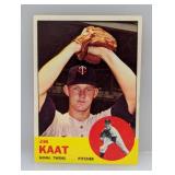 1963 Topps Baseball Jim Kaat HOF 165