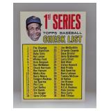 1967 Topps FRANK ROBINSON CHECKLIST UNCHECKED 62