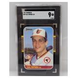 1987 Donruss Cal Ripken Jr. 89 SGC 9