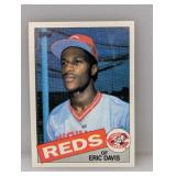 1985 Topps Eric Davis 627 RC Surface