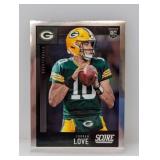 2020 Score Jordan Love Foil Rookie #444